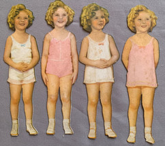 Vintage Shirley Temple Paper Dolls 1940s - $4.00