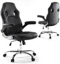Gaming Chair, Home Office Computer Chair Pu Leather Ergonomic Racing Desk Chair - £109.83 GBP