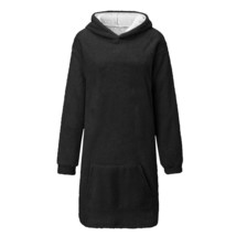 Kawaii Hoodies Women Long Sleeve  Ear Cap Sweatshirt Dress Cute  Print Hoodie Ho - £54.46 GBP