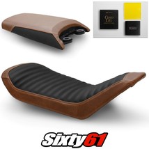 Husqvarna Svartpilen 701 Seat Covers Gel 2018-2022 Vintage Brown Luimoto Suede - £329.70 GBP