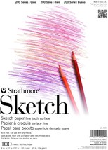 Strathmore 200 Series Sketch Pad, 5.5X8.5 Inch, 100 Sheets,, Art Class Students - $25.99