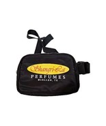 Shangri~La Perfumes Mc Allen Texas Fanny Pack Black Bag Yellow And White... - £8.72 GBP