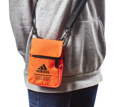 adidas CL Organizer Small Waist Bag Pack Cross Body Casual Bag Orange FM... - £23.28 GBP