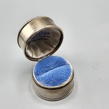 OB Allan Sterling Silver Ring Box Circle Cylinder 1930s Vancouver Canada Vtg - £114.11 GBP