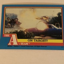 The A-Team Trading Card 1983 #58 On Target - £1.54 GBP