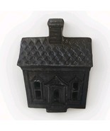 Vintage Cast Iron Farm House Building Dime Still Bank Home Toy Cabin School - €17,05 EUR