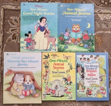 5 books One Minute Animal Stories, Two Minute Good Night Stories, Disney&#39;s Good - £11.01 GBP