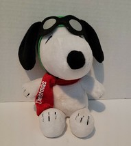 Peanuts Snoopy Merry Christmas Pilot Snoopy Musical Plush (Music dose not play) - £3.90 GBP