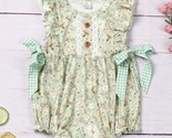 NEW Boutique Baby Girls Floral Sleeveless Ruffle Romper Jumpsuit - $16.99