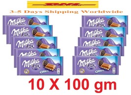 Milka Chocolate Oreo Bars 1 Kg Chocolate 2.2 Ib.  10 Pieces X 100 gm Each - £52.05 GBP