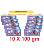 Milka Chocolate Oreo Bars 1 Kg Chocolate 2.2 Ib.  10 Pieces X 100 gm Each - £51.18 GBP