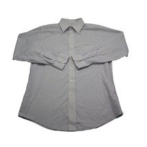 Brooks Brothers Dress Shirt Men 15.5 White Stripe Button Up Long Sleeve ... - $18.69