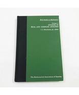 MAA Studies in Mathematics Real &amp; Complex Analysis by Hirschman 1965 HB - $455.80 MXN