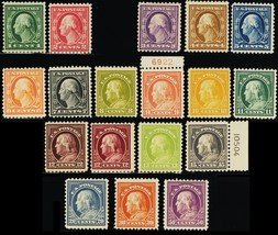 498//517, Mint LH Group of 19 Stamps CV $284.50 * Stuart Katz - £117.16 GBP