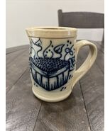 Maple City Pottery Fruit Container Salt Glaze Pitcher 8” Mug - $544.63 MXN