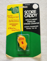 Vintage Pocket Score Caddy Charter Products Golf Inc Stroke Counter NOS ... - $9.50