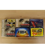 Lot of 6 VHS-C Camcorder Tape Maxell, TDK, SONY TC-30 Premium Gold NEW &amp;... - £17.07 GBP