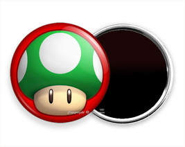 Super Mario Brothers Magic Power Up Green Mushroom Hd Fridge Refrigerator Magnet - £10.82 GBP+