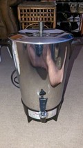 Vtg. fostoria Stainless Steel 30 C.  Coffee Maker Pot Percolator 43106-1... - $64.34