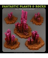3D Printed Fantastic Plants and Rocks Parasites Stalagmites 28mm - 32mm D&amp;D - $22.08 CAD+