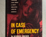 IN CASE OF EMERGENCY Georges Simenon (1959) Dell Brigitte Bardot paperba... - $19.79