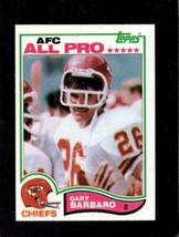 1982 Topps #110 Gary Barbaro Nmmt Chiefs Ap *XR15024 - £1.28 GBP