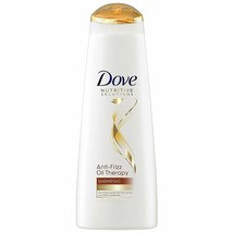 Dove Shampoo Nutritive Solutions Anti-Frizz Oil Therapy Non-Greasy 12 Oz 2 Pack - £17.87 GBP