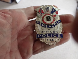 PENSACOLA FLORIDA POLICE OFFICER BADGE BX 35 - £212.30 GBP