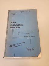 1956 Iowa Educational Directory Linn County Heritage Society 1956-1957 - $5.76