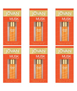 Pack of (6) New JOVAN JOVAN MUSK MUSK OIL 0.33 OZ BODLDY - £67.66 GBP