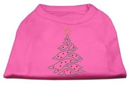 Holiday Pet Products Rhinestone Christmas Tree Shirt - Bright Pink XL - £19.95 GBP