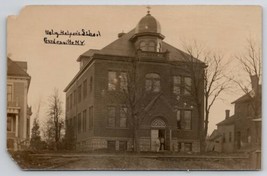Gardenville NY RPPC Holy Helpers School Workers Father Hummels Home Postcard V28 - £21.54 GBP