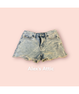 SO Blue Denim Distressed Cut Off Shorts High Rise Mom short Juniors Size... - $282.73 MXN