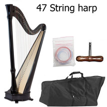 Rosewood 47 String Lever harp  - $2,850.00