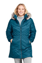 Lands&#39; End Winter Coat Size: Extra Large (18) New Ship Free Long Hood - £189.03 GBP