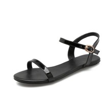 NEMAONE black white red Women Sandals  New Summer ankle strap Sandals Flip Flops - £30.54 GBP