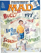 Mad Magazine # 320 July 1993, fold in cover - £7.17 GBP