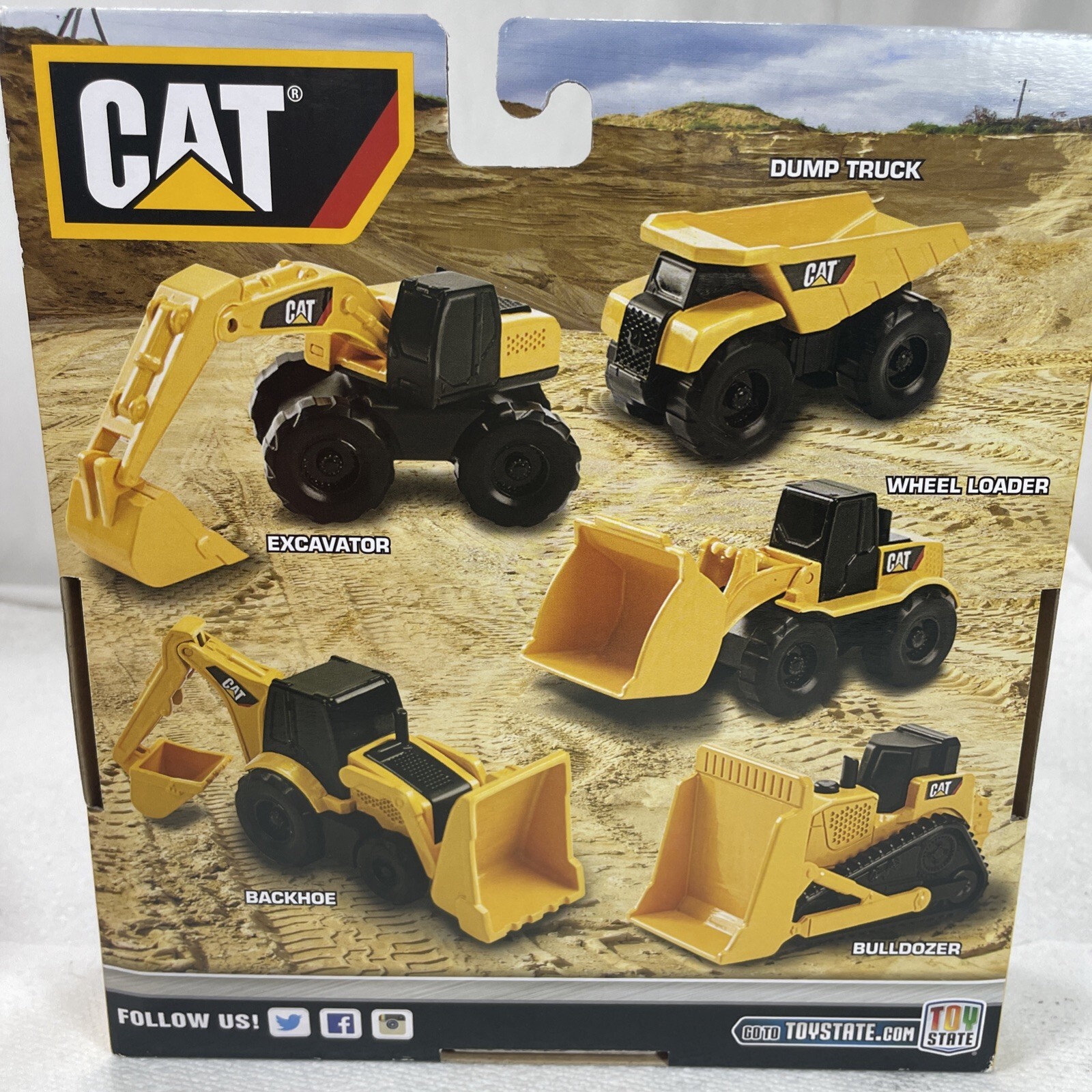 CAT Mini Machines Construction Trucks 5-Pack Play Set Ages 3+ NEW Item image 2