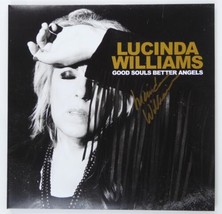 Lucinda Williams Signed Autographed Good Souls Better Angels LP Album Cover NEW - $49.49