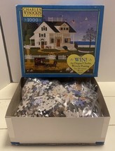 PickWick Cottage Americana 1000 Piece Jigsaw Puzzle by Charles Wysocki 2003 - $17.30
