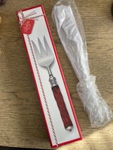 Lenox Holiday Jewel Cold Meat Serving Fork NEW in box FREE Shipping - £19.69 GBP