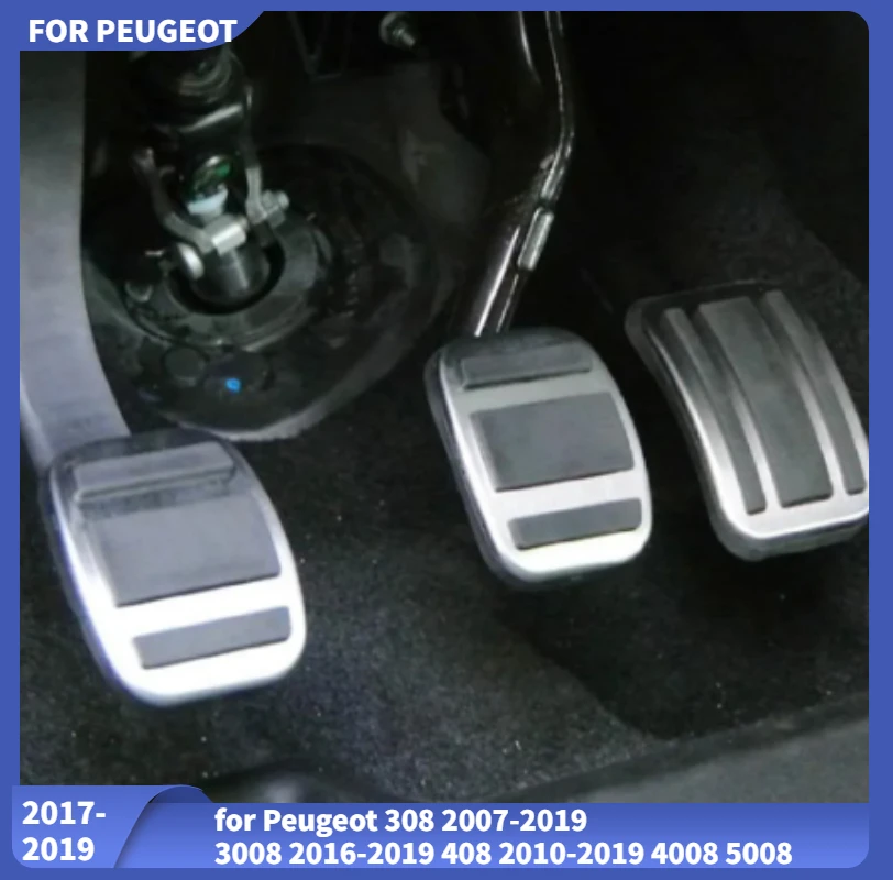 R pads break accelerator pedals cover for peugeot 308 2007 2019 3008 2016 2019 408 2010 thumb200