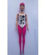 2019 Mattel Color Reveal Fashion Barbie Molded Pink Hair and Legs USEd P... - £5.23 GBP