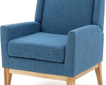 Christopher Knight Home Aurla Fabric Accent Chair, Muted Blue - $418.99