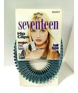 Seventeen Brand Hip Clips Vtg 1999 Flexible Hair Comb Clip NEW 2 Pack Bl... - $29.32 CAD