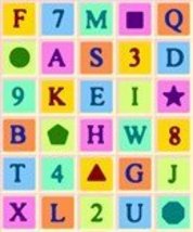 Pepita Needlepoint kit: Letter Numbers Shapes, 10&quot; x 10&quot; - £62.74 GBP+