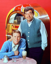 Happy Days Tom Bosley Ron Howard Classic in Front of Juke Box 16x20 Canvas - $69.99