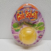 The Original GAK SPLAT Ball Yellow Vintage Nickelodeon Sealed Swhistle S... - £51.51 GBP