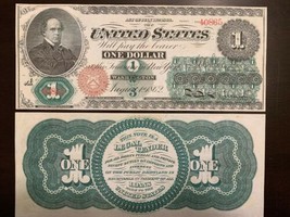 Reproduction Bill United States Note 1862 Salmon Chase USA Currency Copy - £3.14 GBP