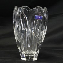 Marquis Waterford 6&quot; Crystal Vase Scalloped Top &amp; Hearts - £35.91 GBP